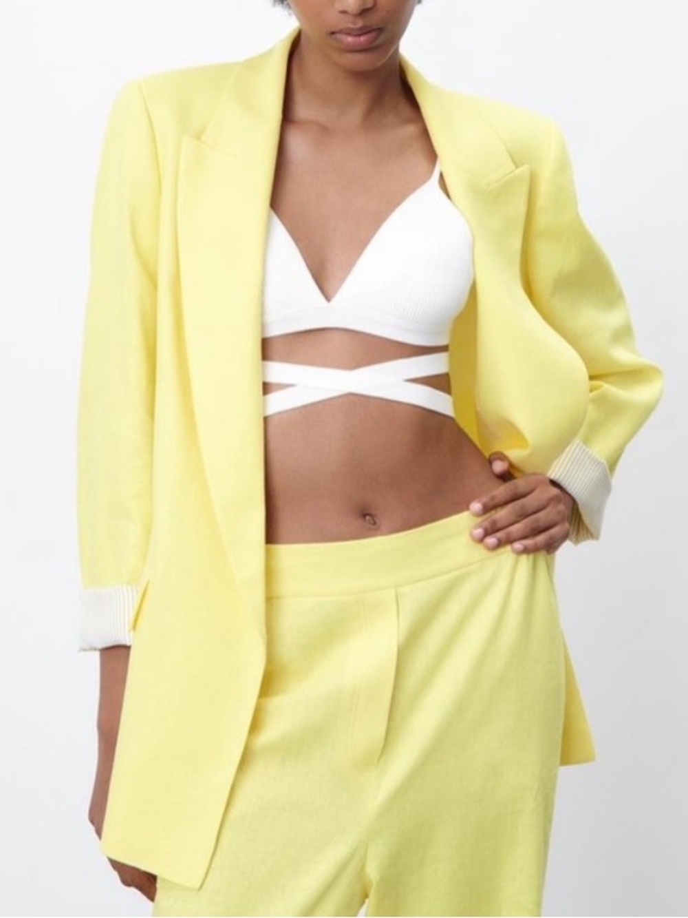 NWT Zara Linen Blazer, Size M